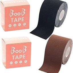 Lnrueg 2 Rolls Women Breast Lift Tape Adhesive Cotton Chest Tape Practical Women Breast Push up Tape 2-image-9