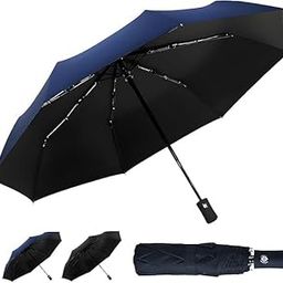 Umbrella for Men - Automatic Large Size Foldable Umbrella with Travel Cover for Man and women - 3 fold Windproof umbrella-10