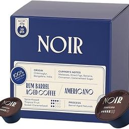 Noir's Rum Barrel-Aged Natural Coffee Pods | Medium Roast | Molasses, Dried Figs, Cinnamon Notes | Pack of 10-image-8
