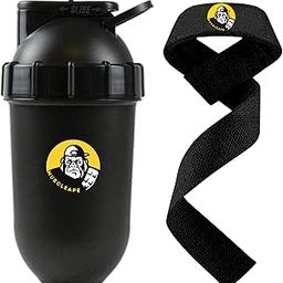 Bullet shaker With Pair Of Lifting Straps protein shake protein shaker bottle gym shaker bottle shaker bottles gym protein shaker bottle shaker bottles for protein shake gym shaker for men-image-71