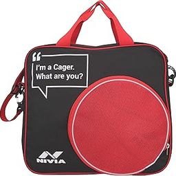 Nivia Game Bag, Ball Bag,PVC Coated mesh, Water Resistant Lightweighted Fabric, Highly Durable, 100% Polyester, Adjustable Strap(Black, RED),Capacity-21 litres-image-19