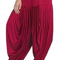 OSP MR. AJ. Women's Loose fit Cotton semi Patiyala Salwar/Woman's Plain Cotton Patiala Salwar (Free Size 30 to 48)-picture-38