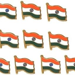 Brass Metal Indian Flag Lapel Pin for Shirt | Tricolour Badge for Men | Republic Day & Independence Day Accessories | National Pride Pin Brooch for Blazer, Suit & Kurta-image-63