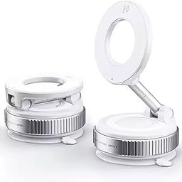 STARQ 360° Vaccum Magnetic Phones Holder, Magnetic Car Phone Mount, Hands-Free Suction Cup Phones Holder for Car/Gym/Mirror/Shower, Car Mount Compatible with All Mobile (White)-image-43