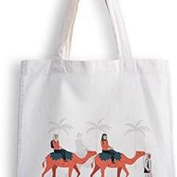 Canvas Tote Bags for Women, College Bag for Girls, Tote Bag for Shopping, Travel & Beach Bags for Women - Camels - D No - 197-image-82