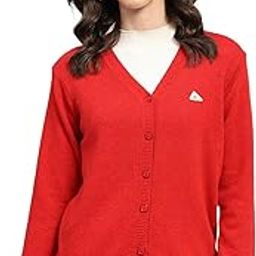 Womens Solid V Neck Full Sleeve Cardigan (1240728VN)-image-80