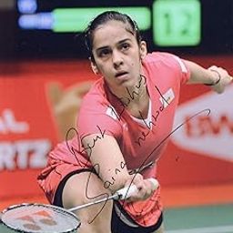 5x7 Inches Original Autographed Photo of Indian Badminton Player Saina Nehwal-image-81