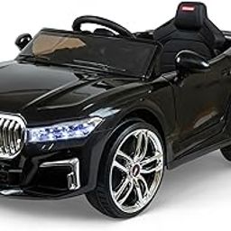 MEKASHI Electric Ride on Car for Kids, Parental Remote, 12V Rechargeable Battery, 3 Speed, LED Lights, Music, Bluetooth, 1 to 7 Years, Swing Function, Long Wheelbase, ISI Mark, MKS003-Black-image-90