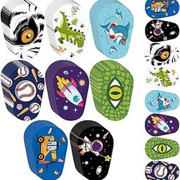 HANNEA® 40Pcs Eye Patches for Kids, Cartoon Breathable Cotton Adhesive Eye Patch for Kids After Surgery Adhesive Non-woven Fabric Eye Patches for Lazy Eye, Eye Cover for Eyesight Correction-4