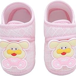 BabyMoo Dog Slip-On Strap Anti-Skid Fabric Sneaker Shoes - Pink-image-90