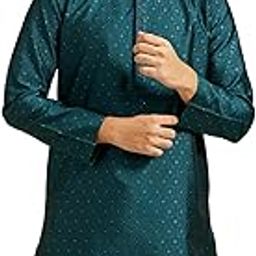Men's Art Silk Thread Work Kurta (1pc)-image-19