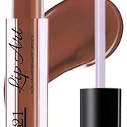 Glam21 Lip Art Non-Transfer Matte Liquid Lipstick | Lightweight & Longlasting| Waterproof & Smudge-proof - 3 gm | Brown Bliss-13-picture-18