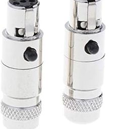 bnf® 4 Pieces Gold Plated 5mm Mini 4Pin XLR Female Plugs Connectors Socket-picture-30