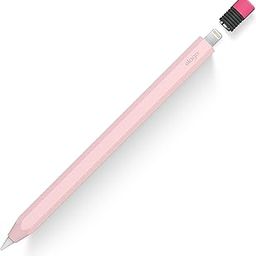 elago Classic Pencil Case Compatible with Apple Pencil 1st Generation Cover Sleeve, Classic Design, Perfect Grip, Protective Skin, Premium Silicone [Lovely Pink]-30