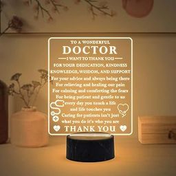 Gift Me Bazar to A Wonderful Doctor Engraved LED Lamp Thankyou Gift for Doctor | Happy Doctors Day Gift | Appreciation Gift for Doctor | Warm White Light & On/Off Touch Button | USB Powered-image-98