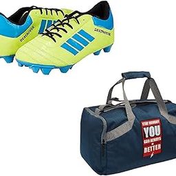 Sports Bag Bouclier Follow Me Senior Grey With Gowin Football Shoe Destroyer Cyan Size-7-image-58