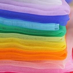Soft Dense Multi Purpose Net Fabric Cloth for Birthday, Parties, Costumes, Gift Packing, Wedding mandap, Pooja Background/Random Colours. (1/2 Meters - 10 pcs.)-picture-27