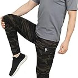 DIHOX Men's Solid Regular Fit Army Style 4 Ways Lycra Stretchable Track Pants-image-87