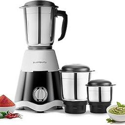 Longway Supreme Dlx Mixer Grinder with 3 Jars for Mixing, Grinding, Juicing | 2 Years Warranty (Gray & Black, 750 W)-image-112
