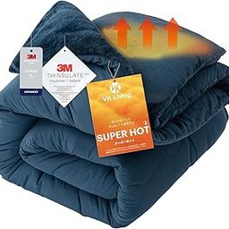 Mensu Comforter Double Winter Thinsulate [Space Suit Insulation/Full Use of Thinsulate] [SUPER HOT] 5.5 lbs (2.5 kg), 5 Layer Construction, Thick, Air Conditioned Thermal Padding, Reversible, Washable-image-17