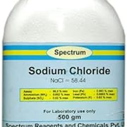 Sodium Chloride (NaCl, 500g) SPECTRUM-23
