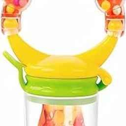 Episkey Teething Baby Fruit Feeder Pacifier Silicone Food Feeders for Babies Infants Toddlers Food Nibbler Soft Silicon Chewing Fruit Feeder Baby Veggie Teether | Hygenic & BPA Free | Pacifier for Infant 3+ Months (1pcsBUBBLET)-image-37