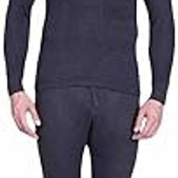 Winter Body Warmer Uper Black Round Neck Thermal Top Pajama and Bottom Suit Combo Set Pack of 1_MTST102_90-image-75