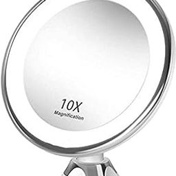 CALANDIS 10X Magnifying Makeup Mirror Magnification Led Light Cosmetic Mirror Style 1-37
