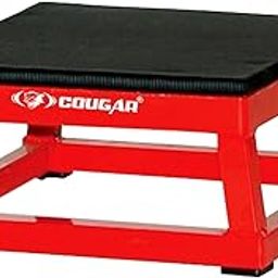 Cougar PLYO Box, Jumping Box, Aerobic Step Board Platform Stepper Heights of 6" Stepper (Black, Red) (6)-28