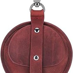 Key Purse Portable Round Multifunctional Change Purse Pocket with Metal Hook Red|Clothing, Shoes & Accessories | Mens Accessories | Backpacks, Bags & Briefcases-43