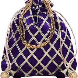 Women's Potli Bag (Purple)-image-6