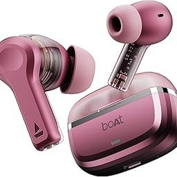 boAt Nirvana Space, 360 Spatial Audio, Active Noise Cancellation (~32dB), 100Hrs Battery,4Mics ENx, Fast Charge, v5.3 Bluetooth TWS in Ear Earbuds Wireless Earphones with mic (Pink Punch)-8