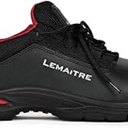 Lemaitre Ace Water-Repellent Leather Safety Shoes for Men | Fiber Glass Toe Cap | Oil Resistant Sole | PU Footbed for All-Day Comfort-picture-49