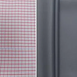 Pri & Su CottLinns Combo fo Cotton Checkered Shirt Fabric 7000043 & Trouser 90005-picture-3
