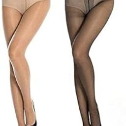 JH RETREAT Women & Girls Nylon Transparent Thigh High Blended Pantyhose | Lightweight, Breathable & Free Size for Ultimate Comfort (Pack of 2)-image-29