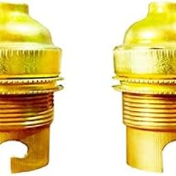 M2 Look Brass Holder for Vintage Light Bulb Holder Screw Type, B22 Golden Ring Type for Table Lamps Lights (Pack of 2)-17