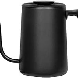 Timemore Fish Pure Pour Over Kettle 700ML Household gooseneck kettle thin spout and vertical water flow coffee pot (Black)-20