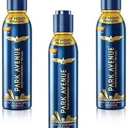 Park Avenue Unisex Good Morning Intense Fresh Scent Perfumed Body Spray 130Ml*3Pcs Fresh Scent Perfume Body Spray - & (390 Ml, Pack Of 3)-image-51