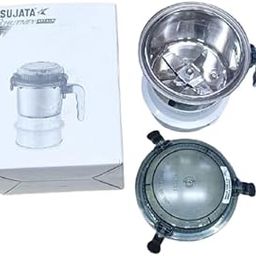 Chutney jar for Sujata juicer mixer grinder 400 ml (White, Standard)-image-33
