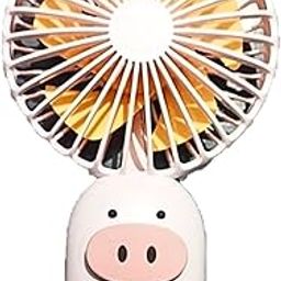JANCOM Mini Portable USB handheld Built-in Rechargeable Battery Operated Summer Cooling USB Mini Table Fan Powerful High Speed USB Fan Portable Table Fan Rechargeable Hand Fan-5
