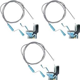 HASTHIP® 9.8ft Stainless Steel Drain Cleaner Tool Spiral Spring Pipe Design Sink & Tub Drain Dredge Tool Sewer Cleaning for Bathroom Kitchen & Toilet X 3-image-11
