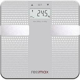 Rossmax WF260 Body Fat Monitor Silver - Swiss Design Smart BMI Analyzer, Accurate Health Tracker with Digital Display - Body Composition Measurement for Weight Management-17