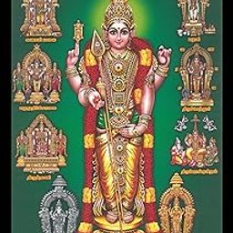 Gugan's Lord Om Muruga/Kartikeya/Subramanya Swamy/Thiruchendur Murugan Engineered Wood Wall Hanging Photo Frame - 13x19 Inch | Ideal For Home Decor, Living or Pooja Room, Temple, House Warming Gift-image-94