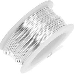 ART IFACT 20 Meters of 20 Gauge (0.92 mm) Silver Plated Copper Wire for Craft, Jewellery Making, Beading Wire, Craft Work, Flower Making, Hobby Crafts and School Crafts Project (20 Gauge (0.92 mm))-14