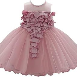 Girls Polyester Sleeveless Floral Applique Slim Fit Party Maxi Dress-image-6