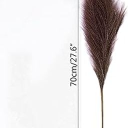 HEAVENGLOW Faux Artificial Pampas Grass 70cm Decor Bouquet for Home Decor Brown-image-47