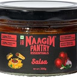 NAAGIN Pantry Essentials – Salsa (200g) | Mexican Salsa | Flavourful Snacking Companion | Made with Fresh Vegetables & Real Tomatoes | 100% Vegan | No Artificial Colours/Flavours | Dip, Spread or Dollop | Proudly Made in India-image-52