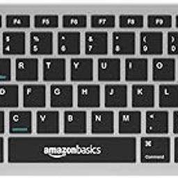 amazon basics Wireless Bluetooth Keyboard | Easy Switch for Up to 3 Devices | Ideal for Tablets & Mobiles | iOS, Windows, Android Compatible | Type C Port | Noiseless Keys | 78 Keys (Black and Grey)-14