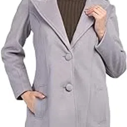 honnete Casual Regular fit Single Breasted Solid Trench Winter Coat For Women With Closure Type of Button-picture-49