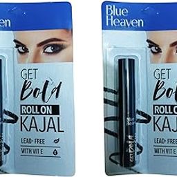 Blue Heaven Personal Pencil Kajal (Set Of 2 Pc) 1.5 G (Black), Matte Finish-image-69
